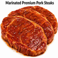 Marinated Premium Pork Steaks
