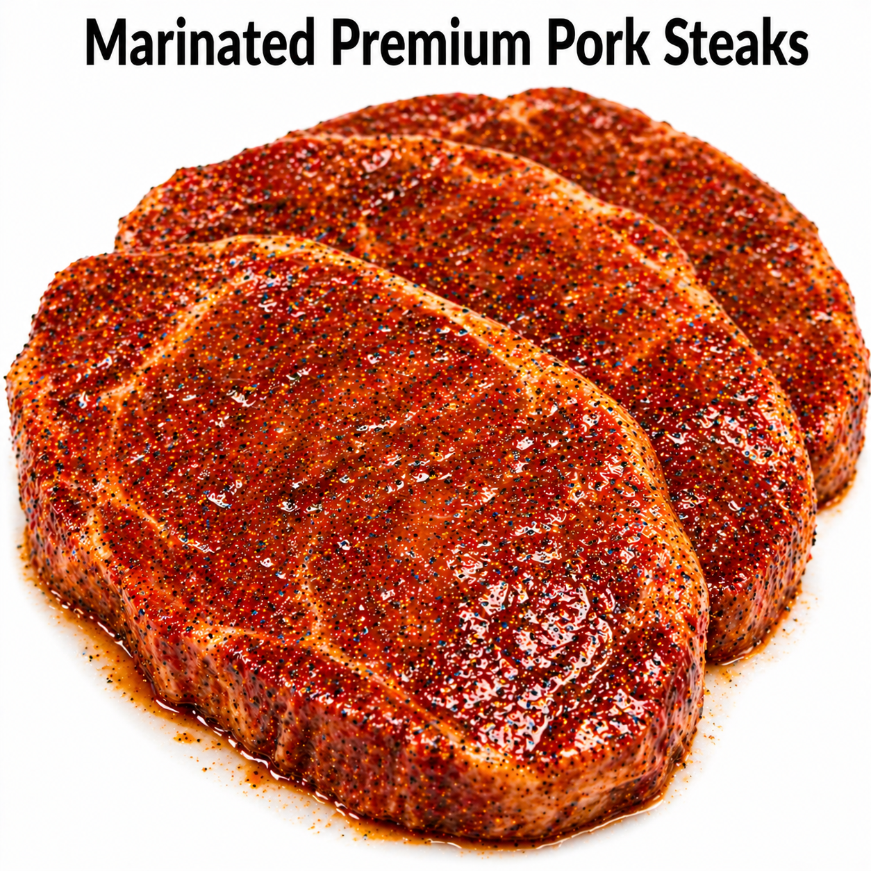 Marinated Premium Pork Steaks