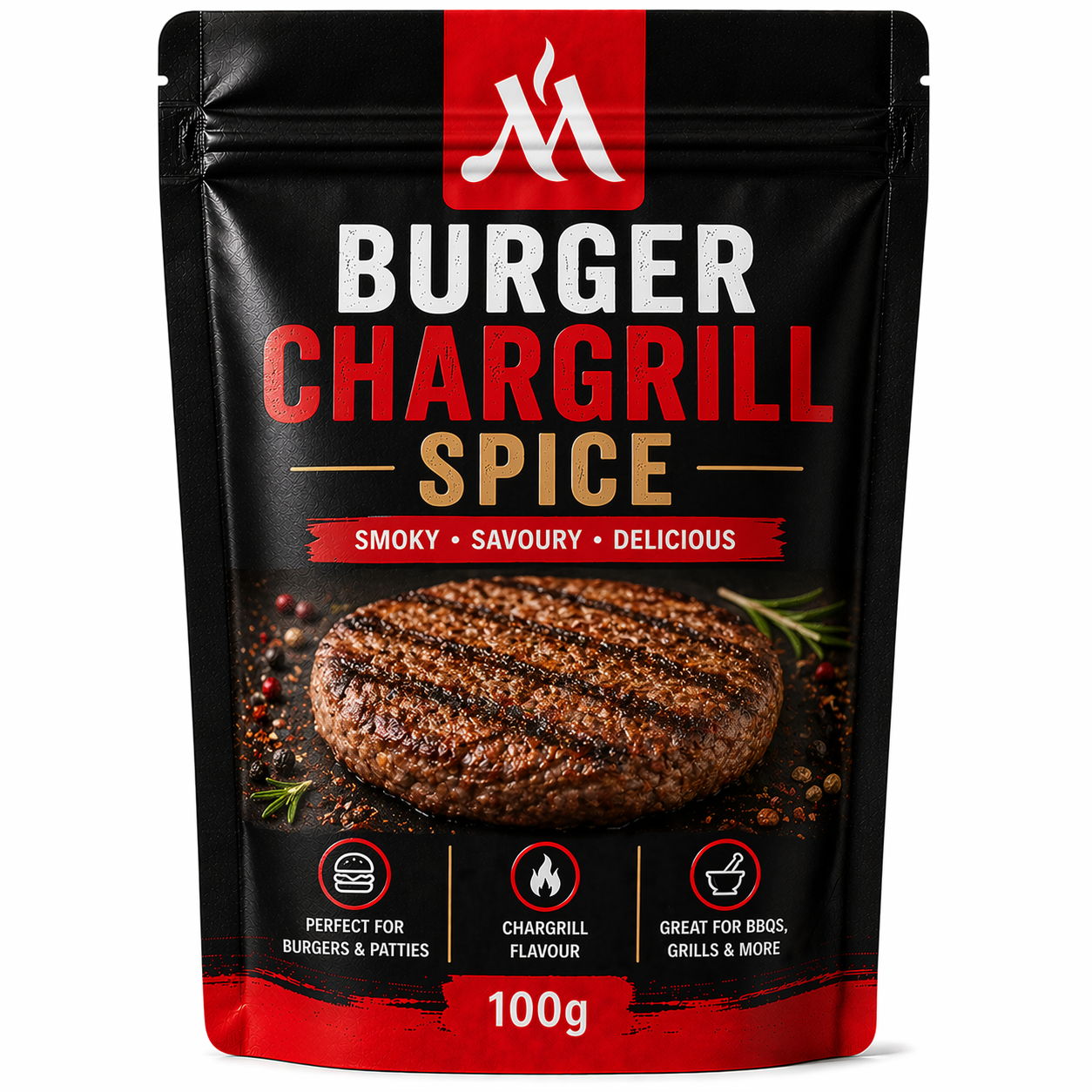Burger Exim Chargrill Spice