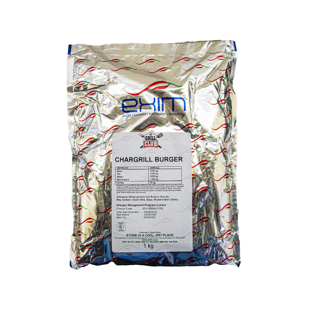 Burger Exim Chargrill Spice