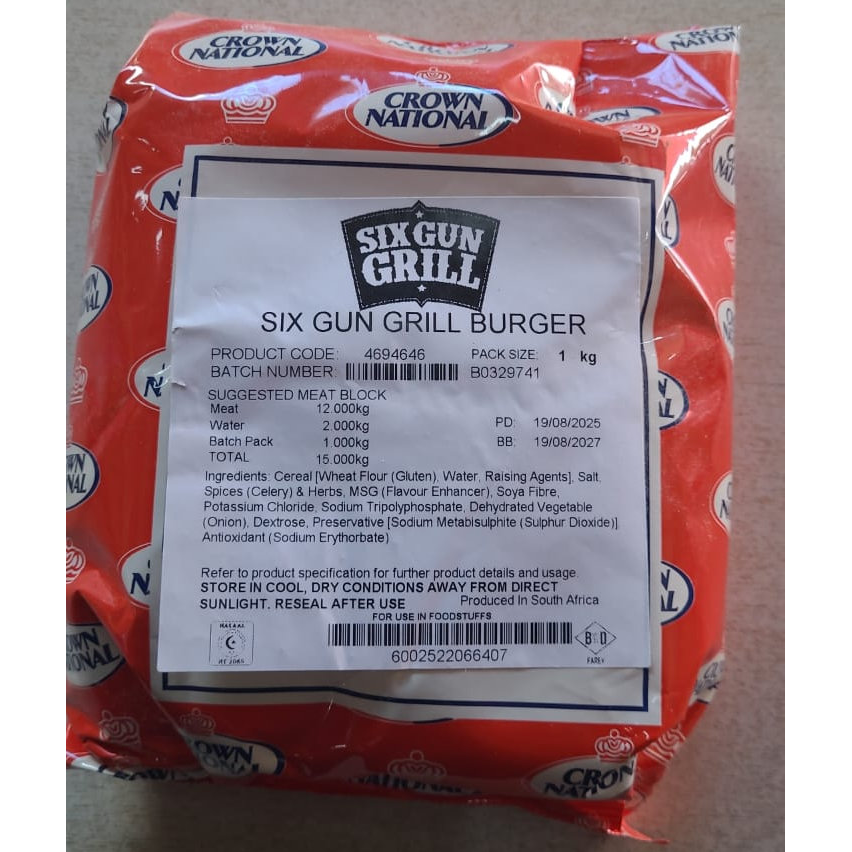 Six Gun Grill Burger