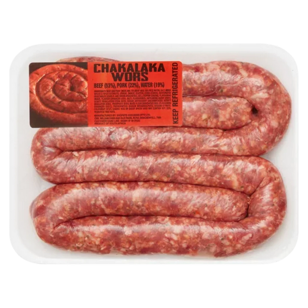 Chakalaka Beef Braaiwors