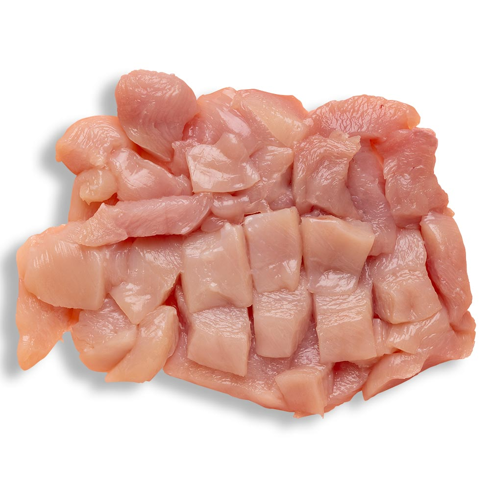 Cubed Chicken Fillets Plain