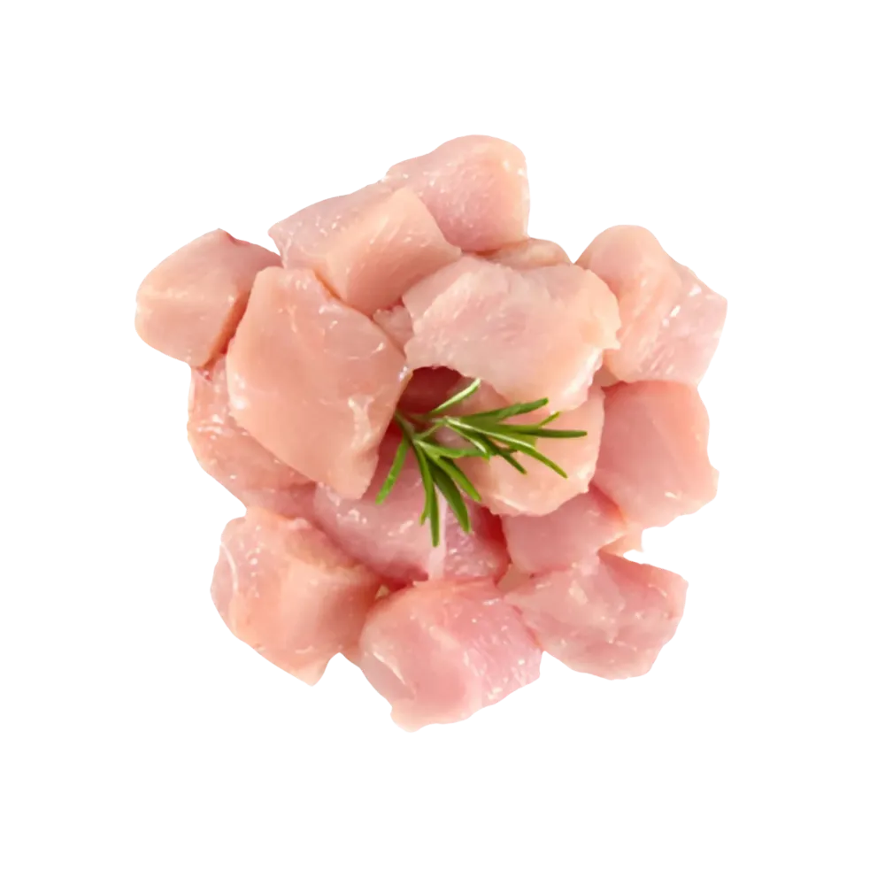 Cubed Chicken Fillets Plain