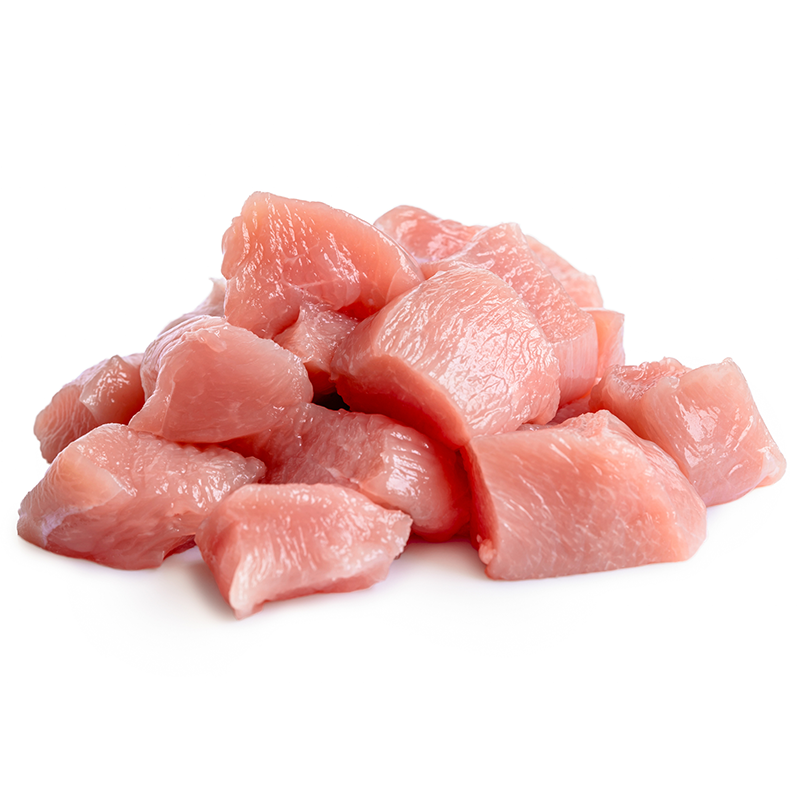 Cubed Chicken Fillets Plain