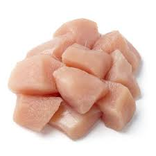 Cubed Chicken Fillets Plain