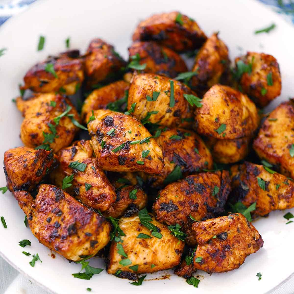 Marinated BBQ Chicken Chunks 400g