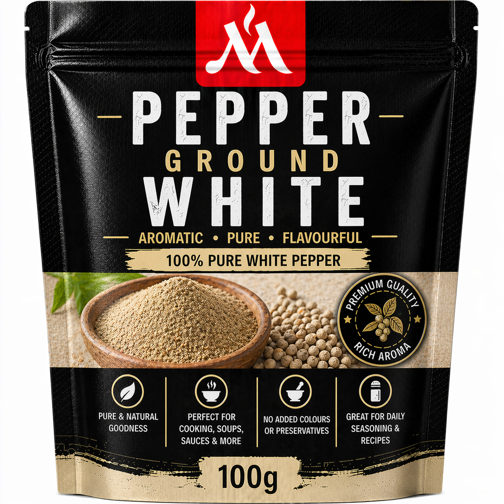 Pepper Ground White